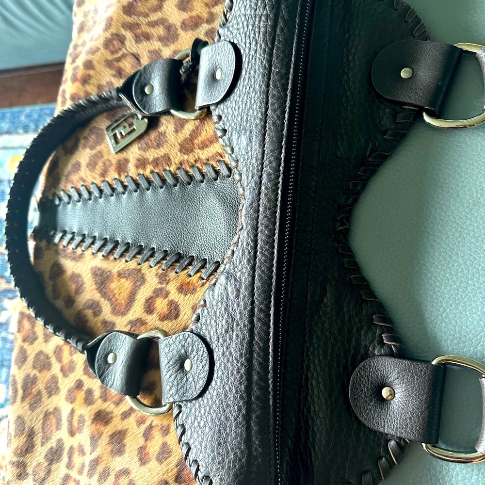 Fendi Leather calf hair, mint Cond, 20 in ,16 in  11 in tall,Gorgeous
